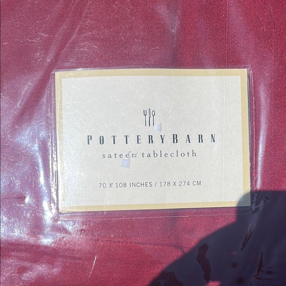 Pottery Barn Burgundy Bedding Set - Picture 2 of 3